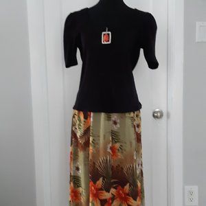 Top and Skirt  TanJay Ensemble Size 12
